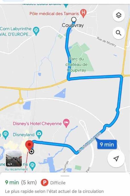 Duplex 6 Personnes Proche Disney A 5 Min En Voiture 쿠브레 외부 사진